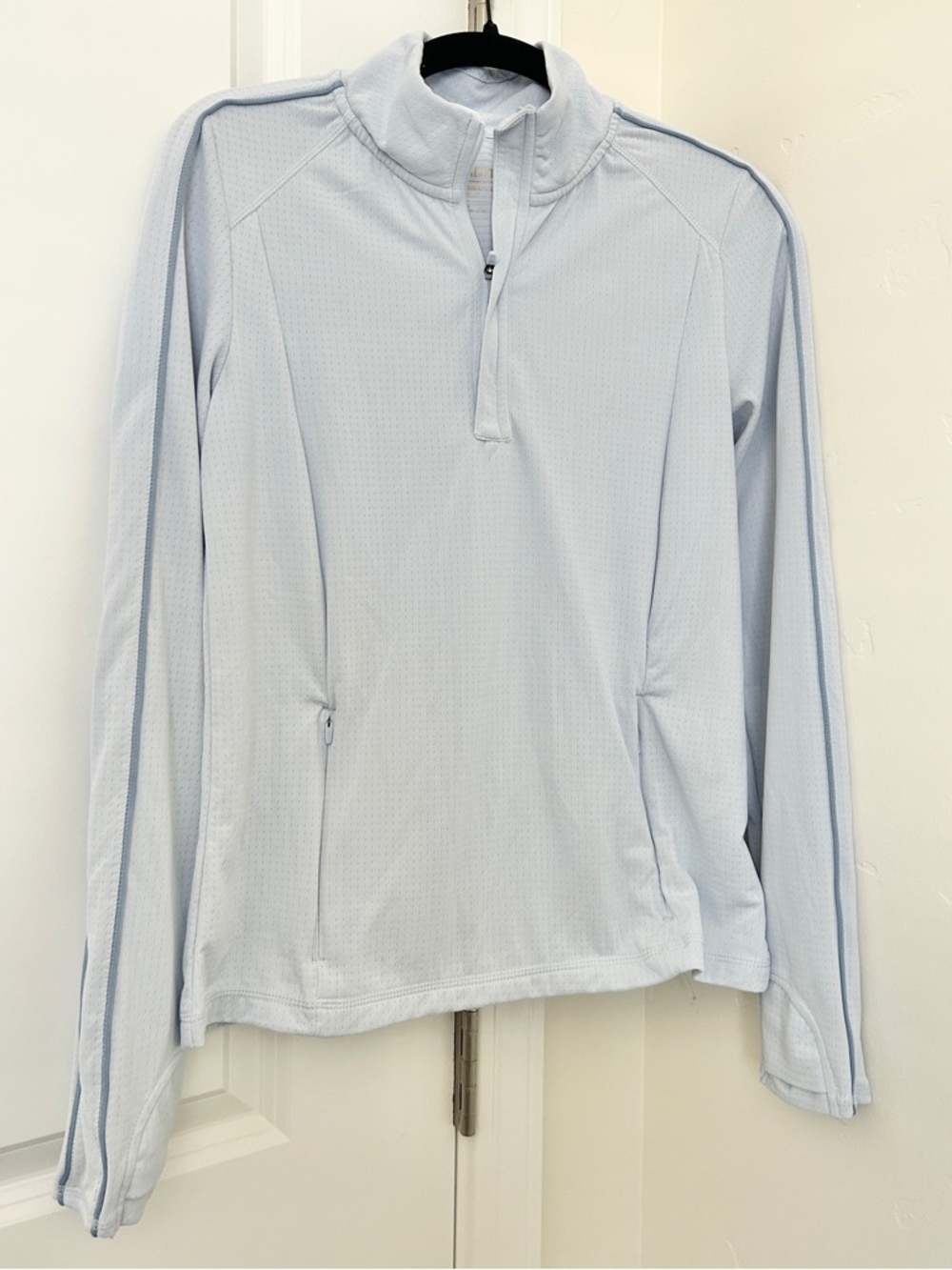 Mondetta Women's Light Blue Half-Zip Performance Jacket
